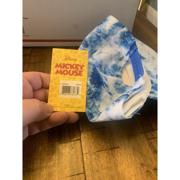 Mickey Mouse Disney Denim Strapback Ball Cap Hat - Picture 5 of 5